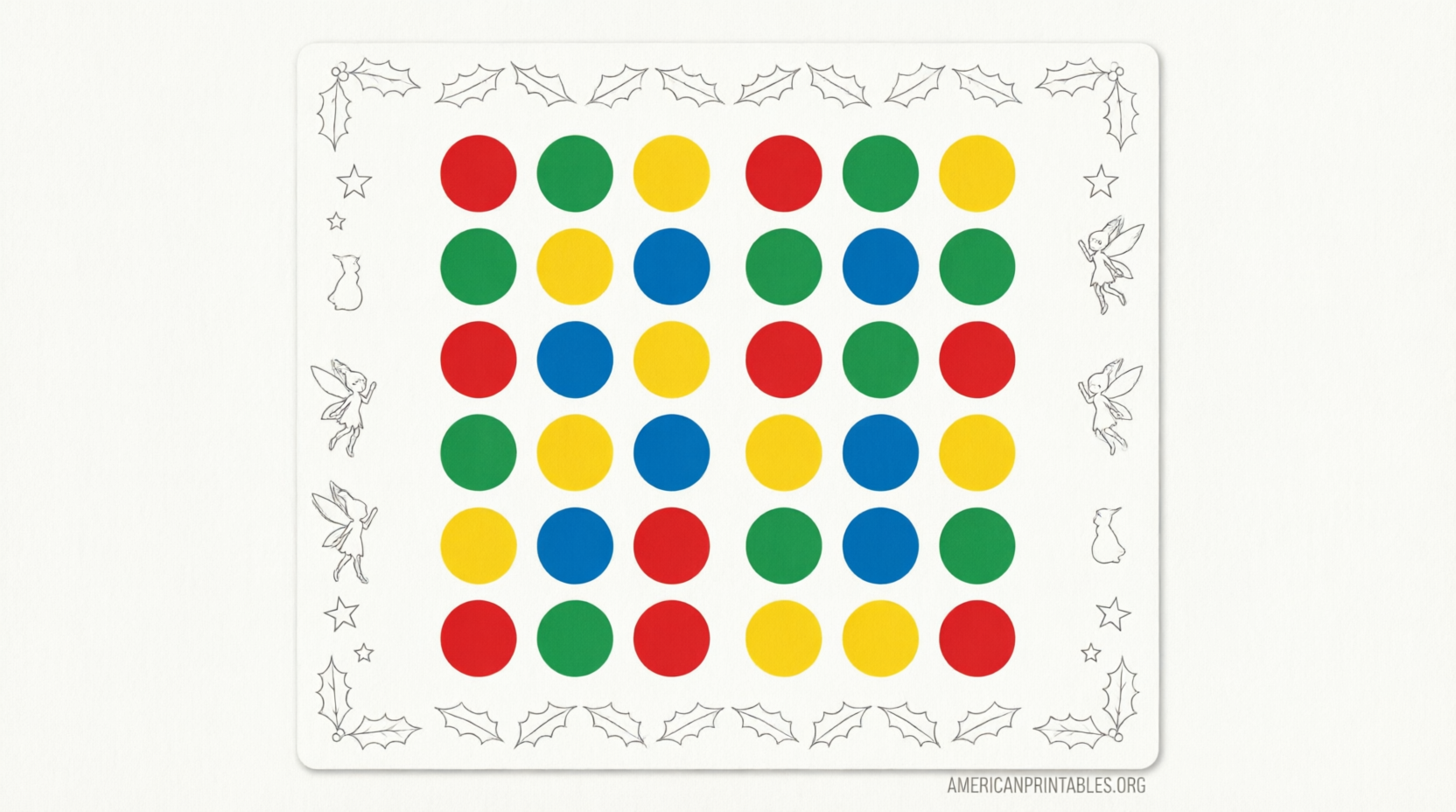 Free Printable Elf Twister for Elf on the Shelf (2)