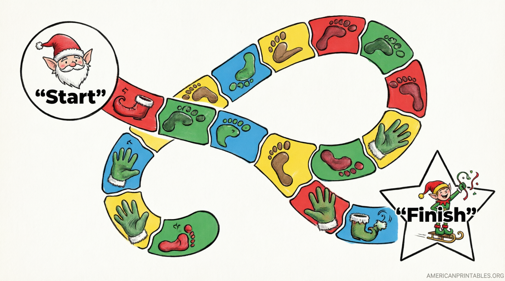 Free Printable Elf Twister for Elf on the Shelf (3)