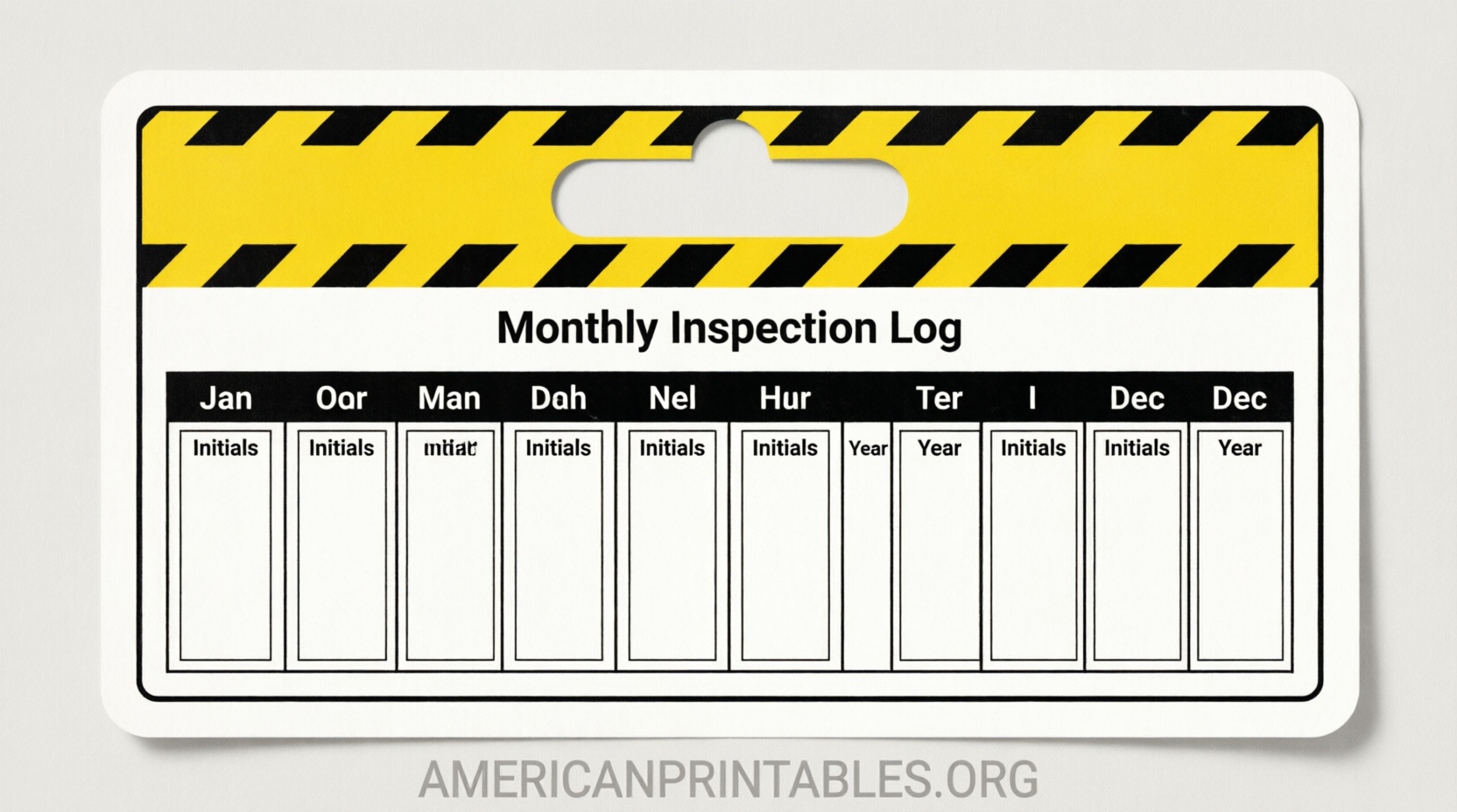 Free Printable Eyewash Station Inspection Tags (4)