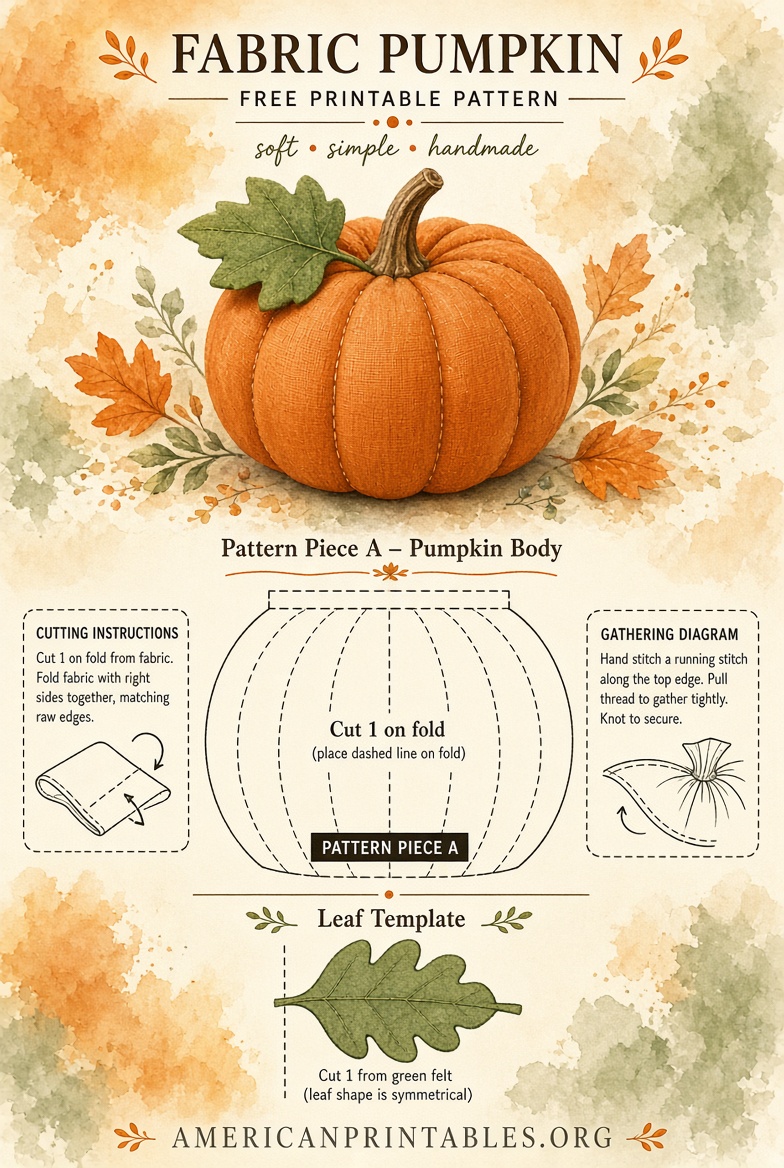 Free Printable Fabric Pumpkin Pattern Guide (1)