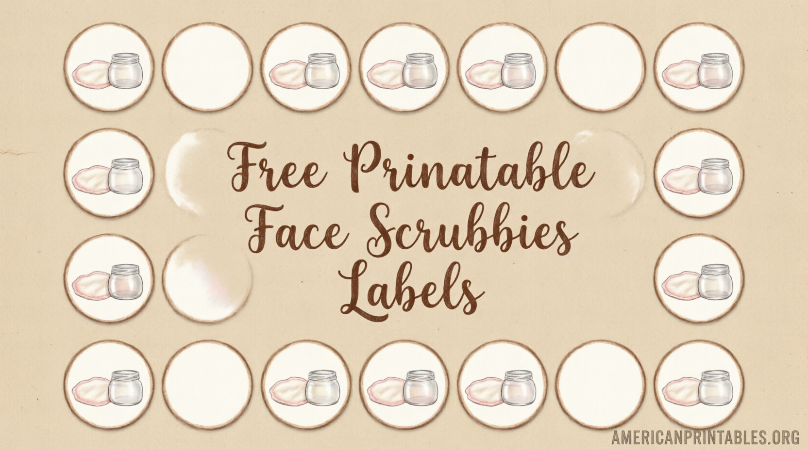 Free Printable Face Scrubbies Labels (4)