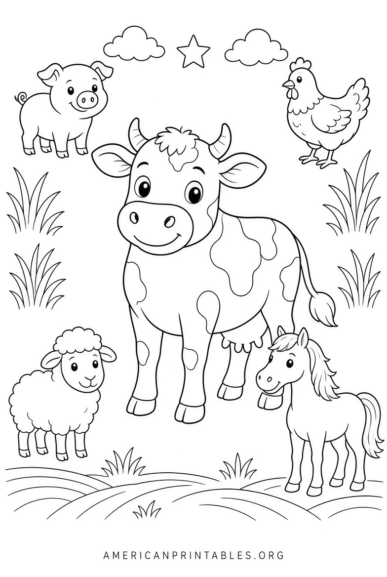 Free Printable Farm Animal Pictures for Kids (1)