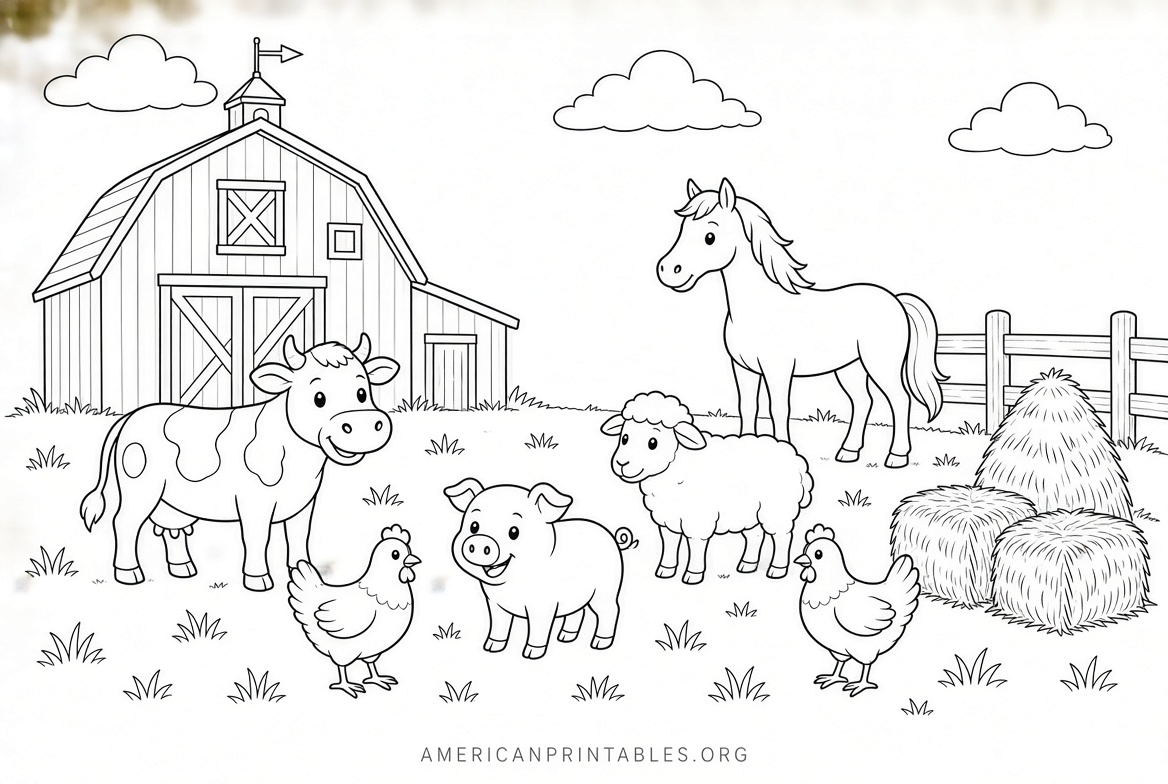 Free Printable Farm Animal Pictures for Kids (2)