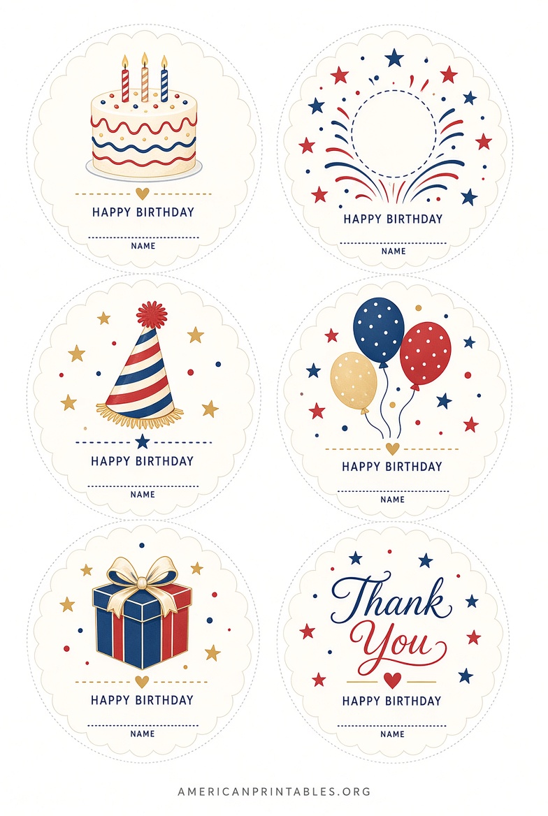 Free Printable Favor Tags for Birthdays (1)
