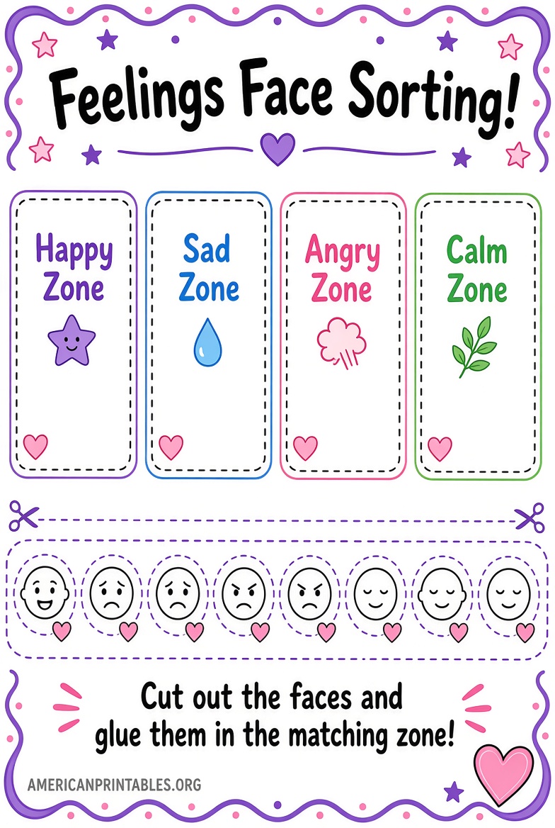 Free Printable Feelings Worksheets for Preschoolers (2)