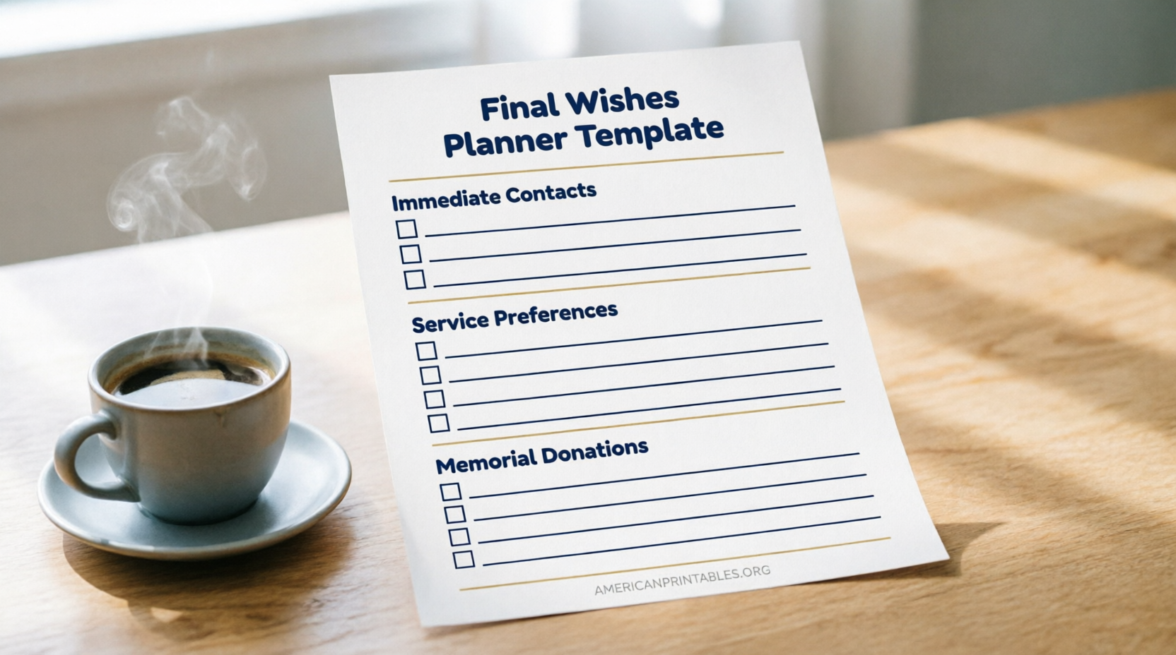 Free Printable Final Wishes Planner Template (PDF) (3)