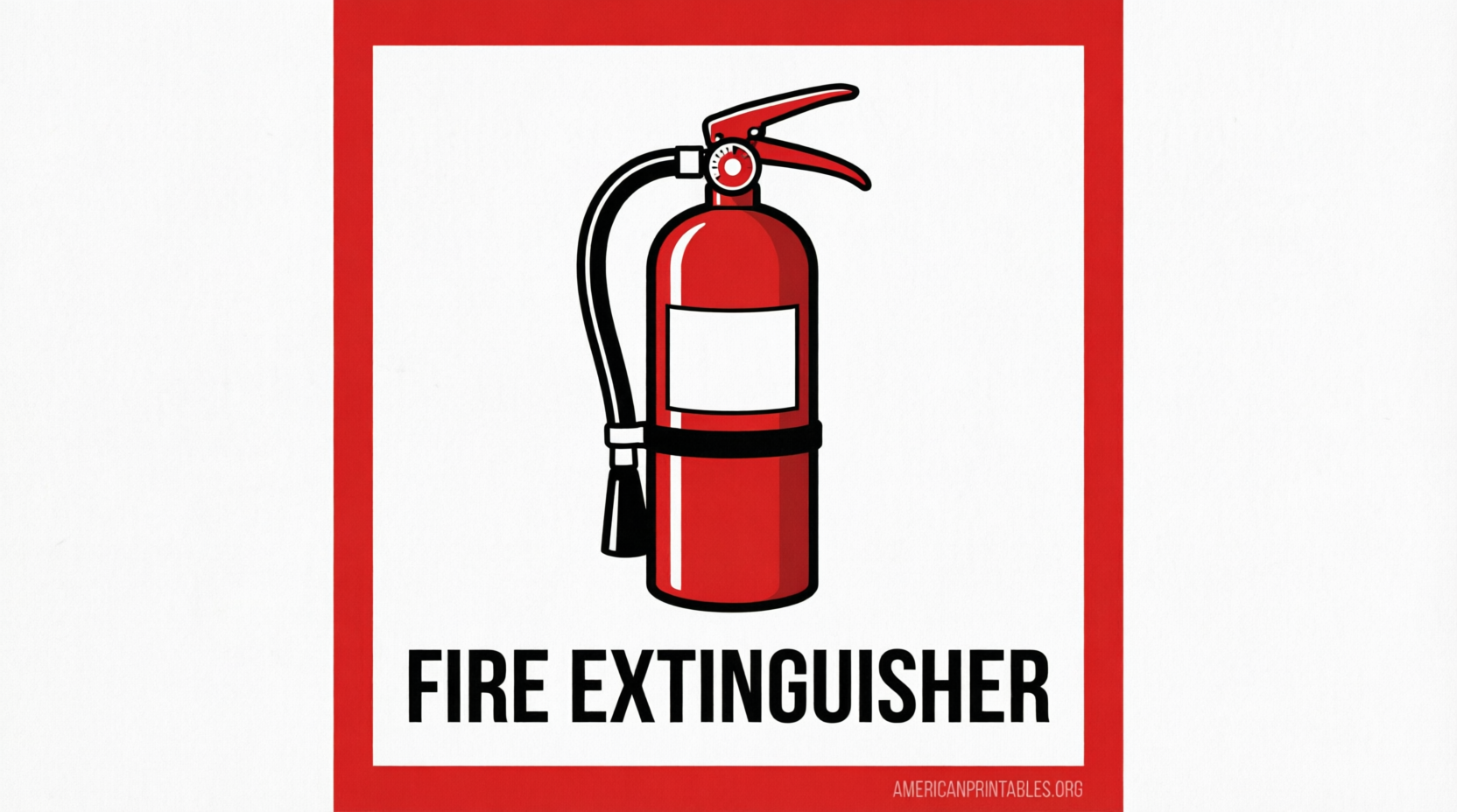 Free Printable Fire Extinguisher Signs (PDF) (3)