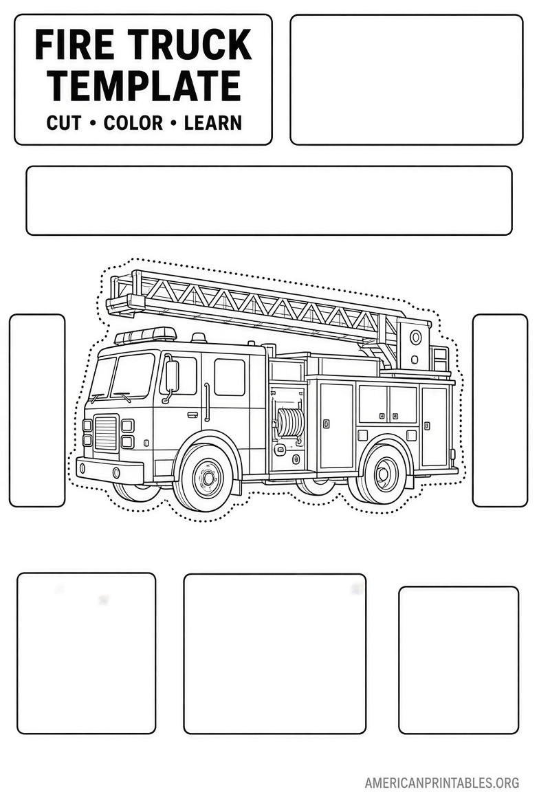 Free Printable Fire Truck Template for Kids (3)