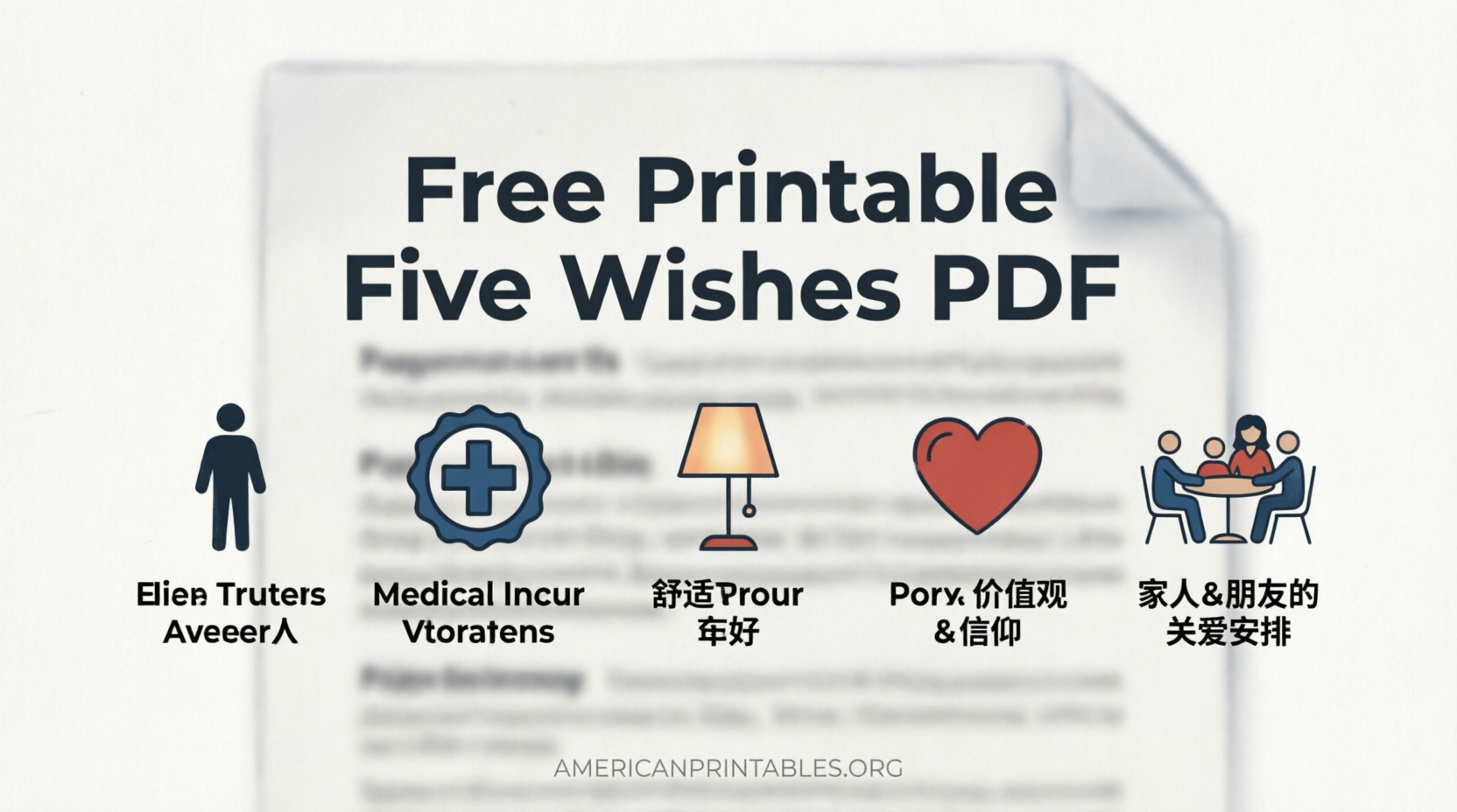 Free Printable Five Wishes PDF Guide (USA) (2)