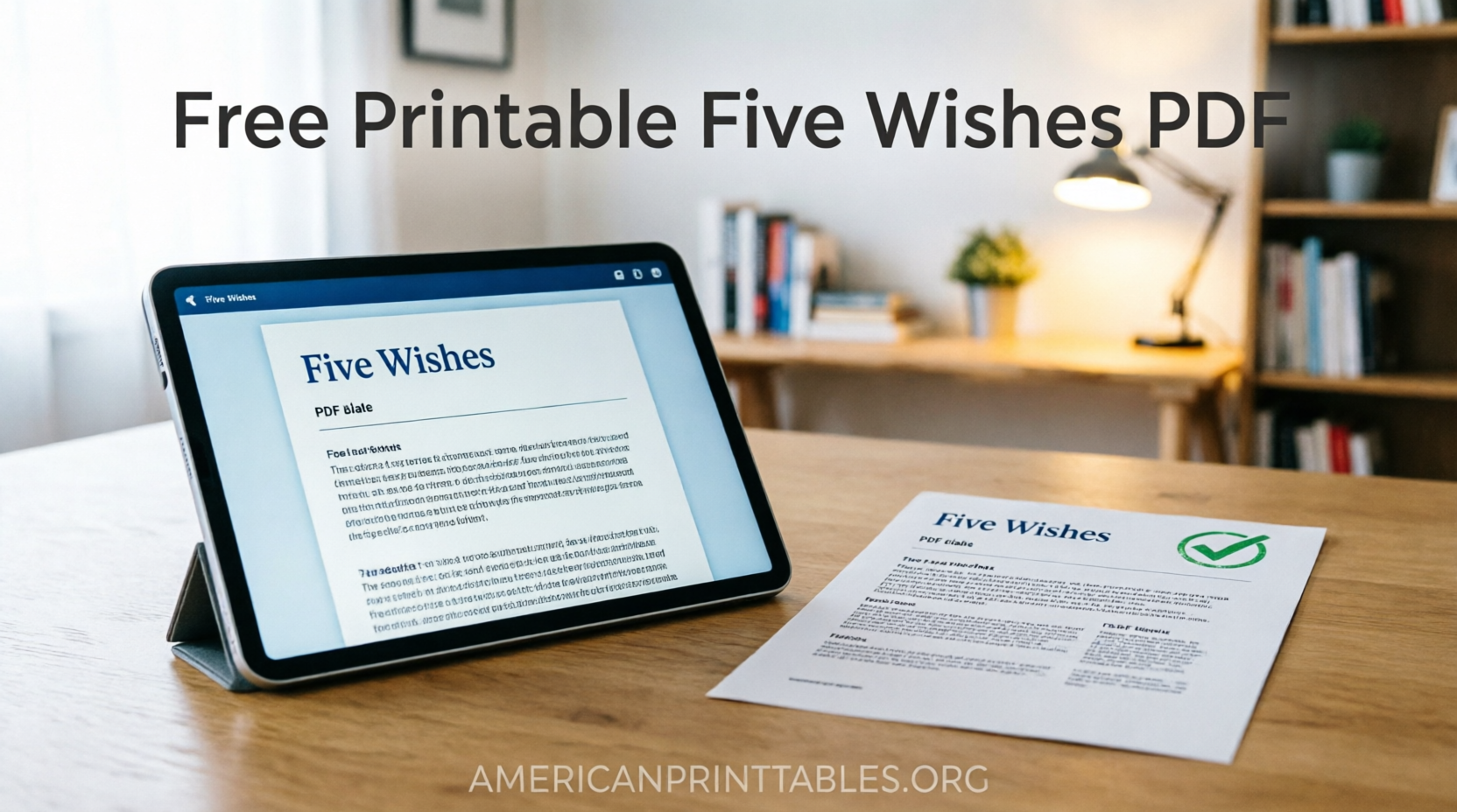 Free Printable Five Wishes PDF Guide (USA) (3)