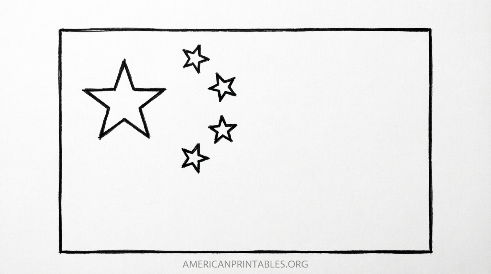 Free Printable Flag of China PDF Downloads (3)