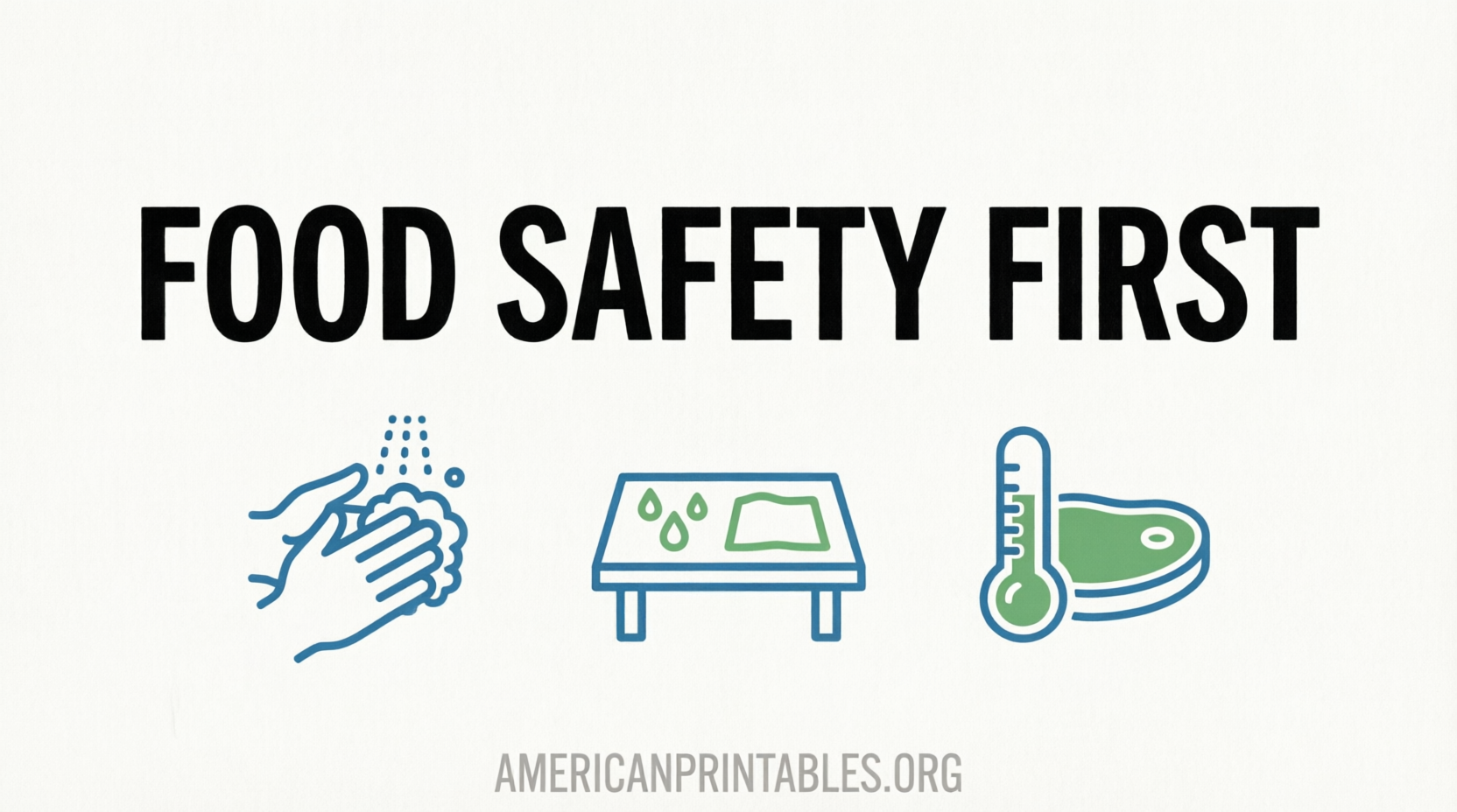 Free Printable Food Safety Signs for US Kitchens (1)