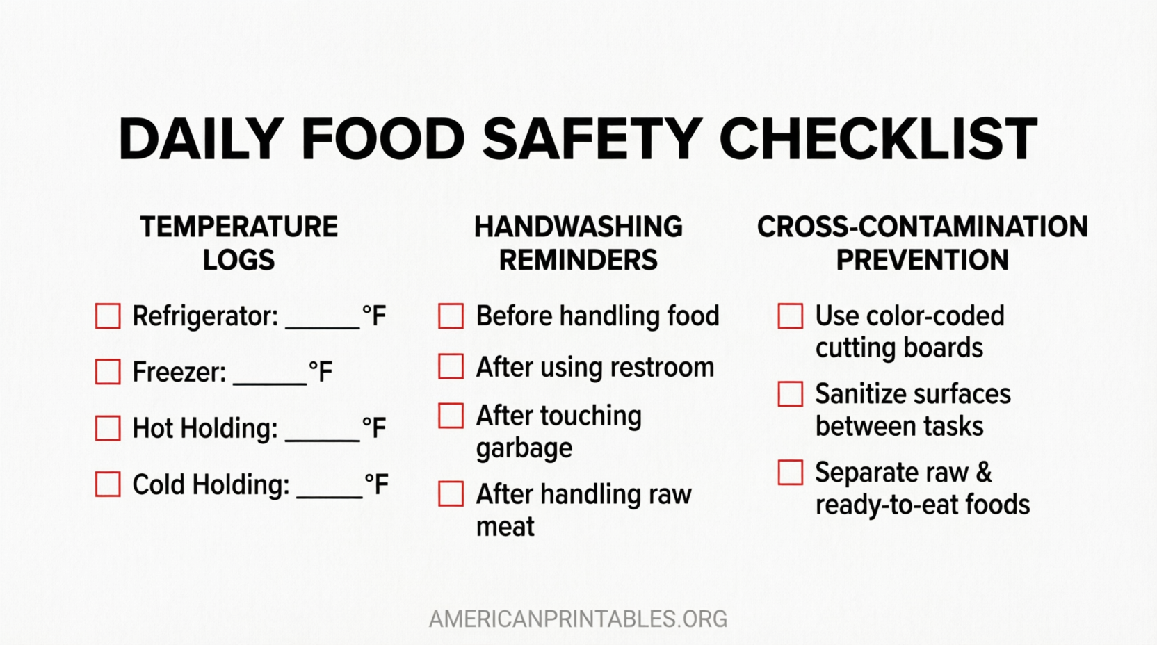 Free Printable Food Safety Signs for US Kitchens (4)