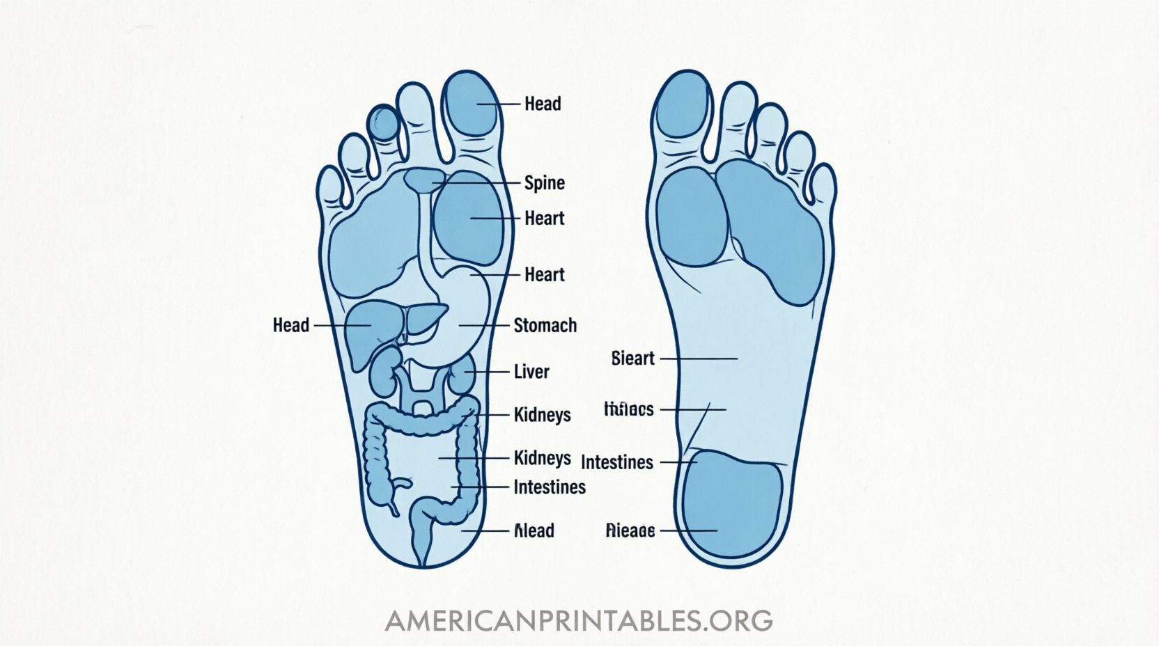 Free Printable Foot Reflexology Chart PDF Guide (1)