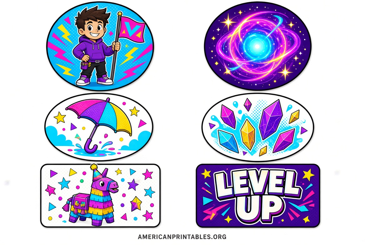 Free Printable Fortnite Cake Toppers (3)