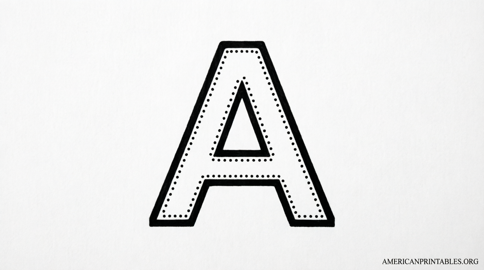 Free Printable Full Page Alphabet Letters (1)