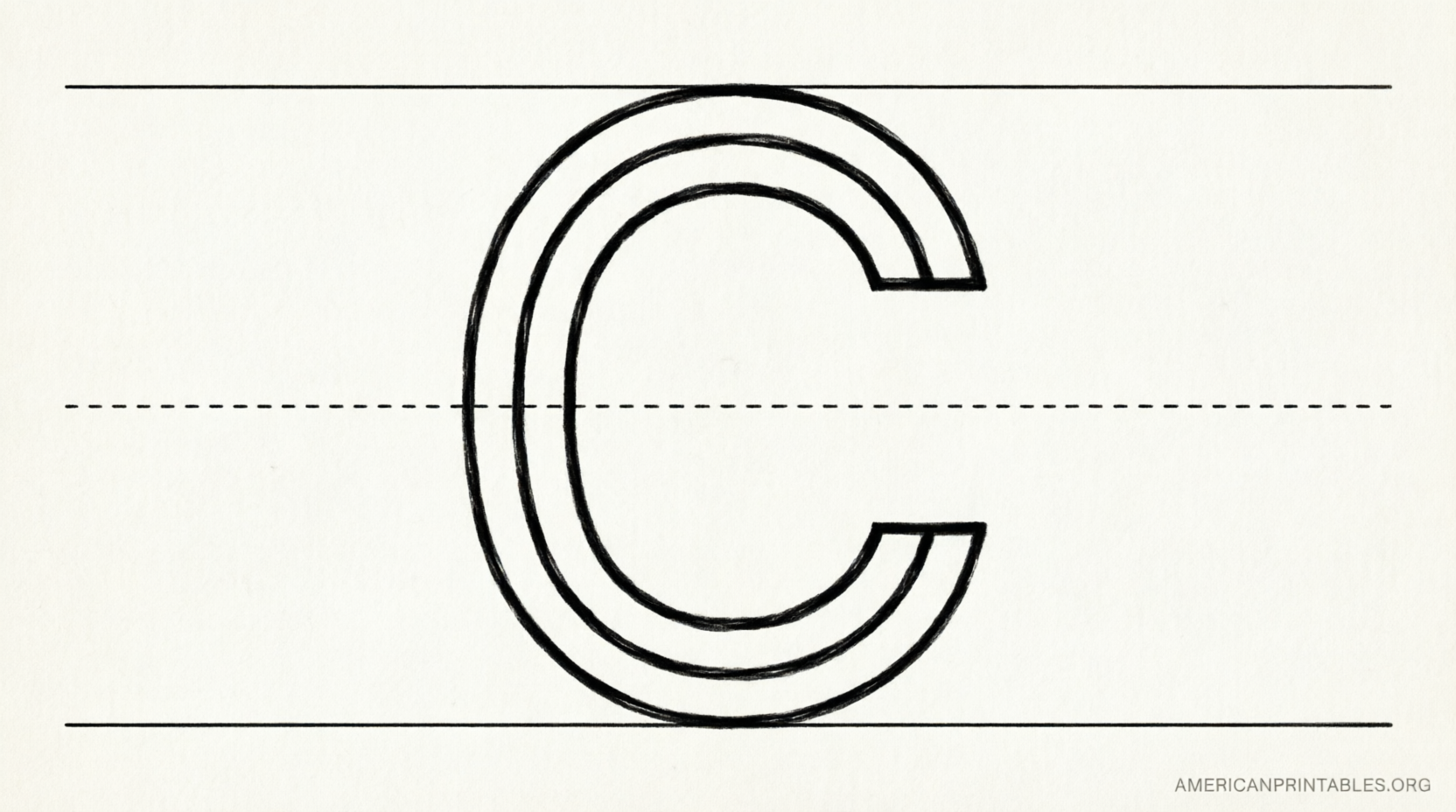 Free Printable Full Page Alphabet Letters (3)