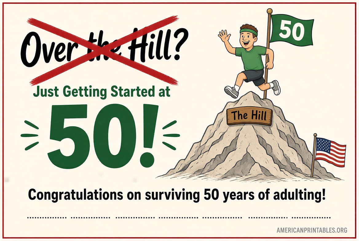 Free Printable Funny 50th Birthday Cards (4)
