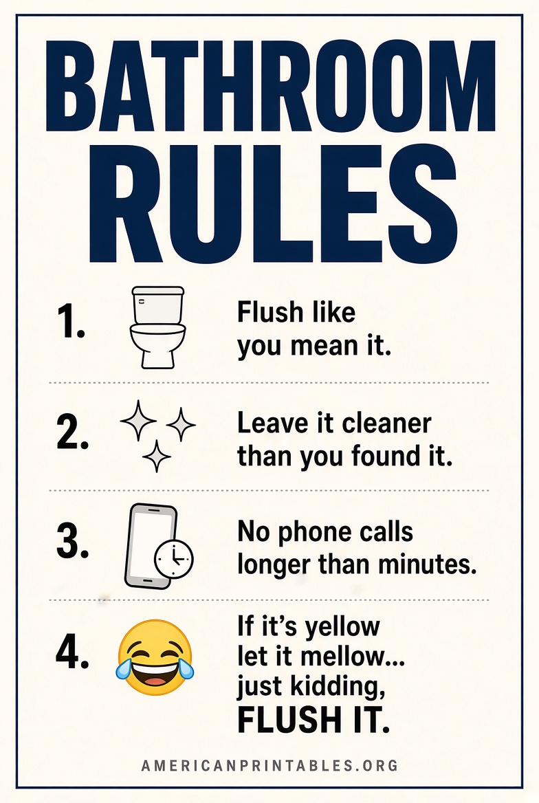 Free Printable Funny Bathroom Signs (4)