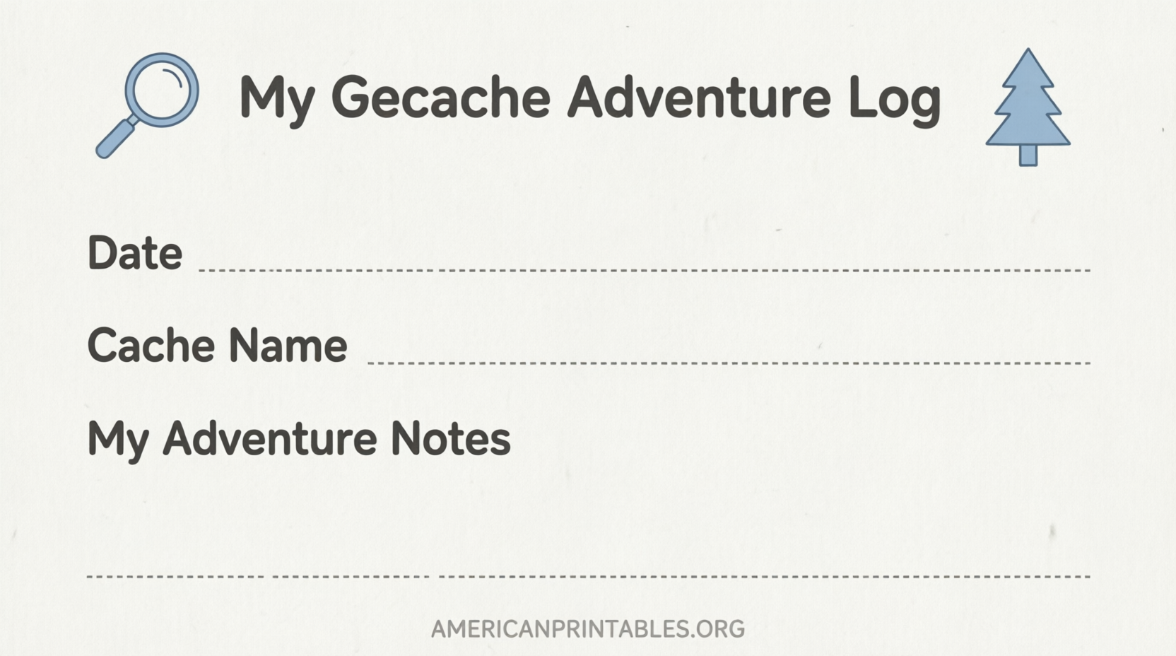 Free Printable Geocache Log Sheets Guide (2)