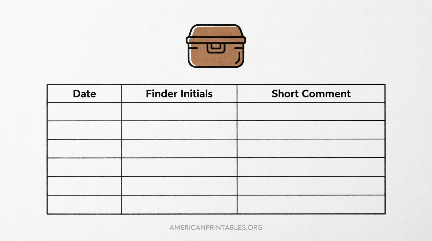 Free Printable Geocache Log Sheets Guide (3)