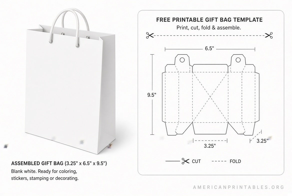 Free Printable Gift Bag Template (3)