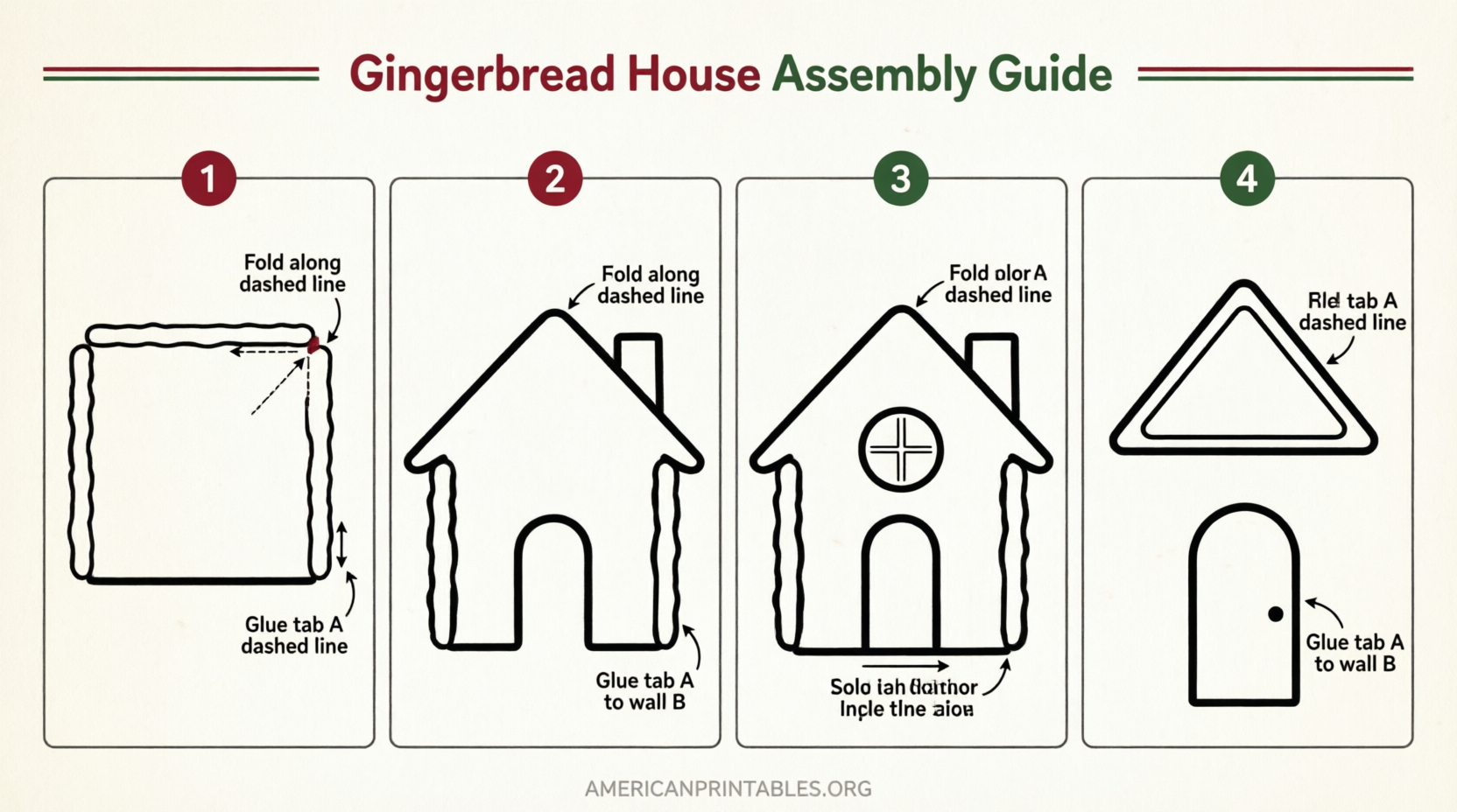 Free Printable Gingerbread House Templates (4)