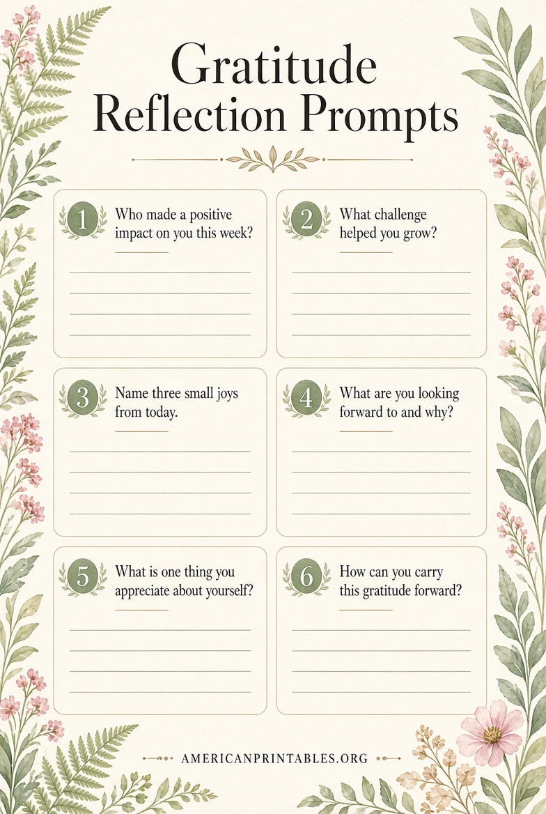 Free Printable Gratitude Worksheets for Adults PDF (3)
