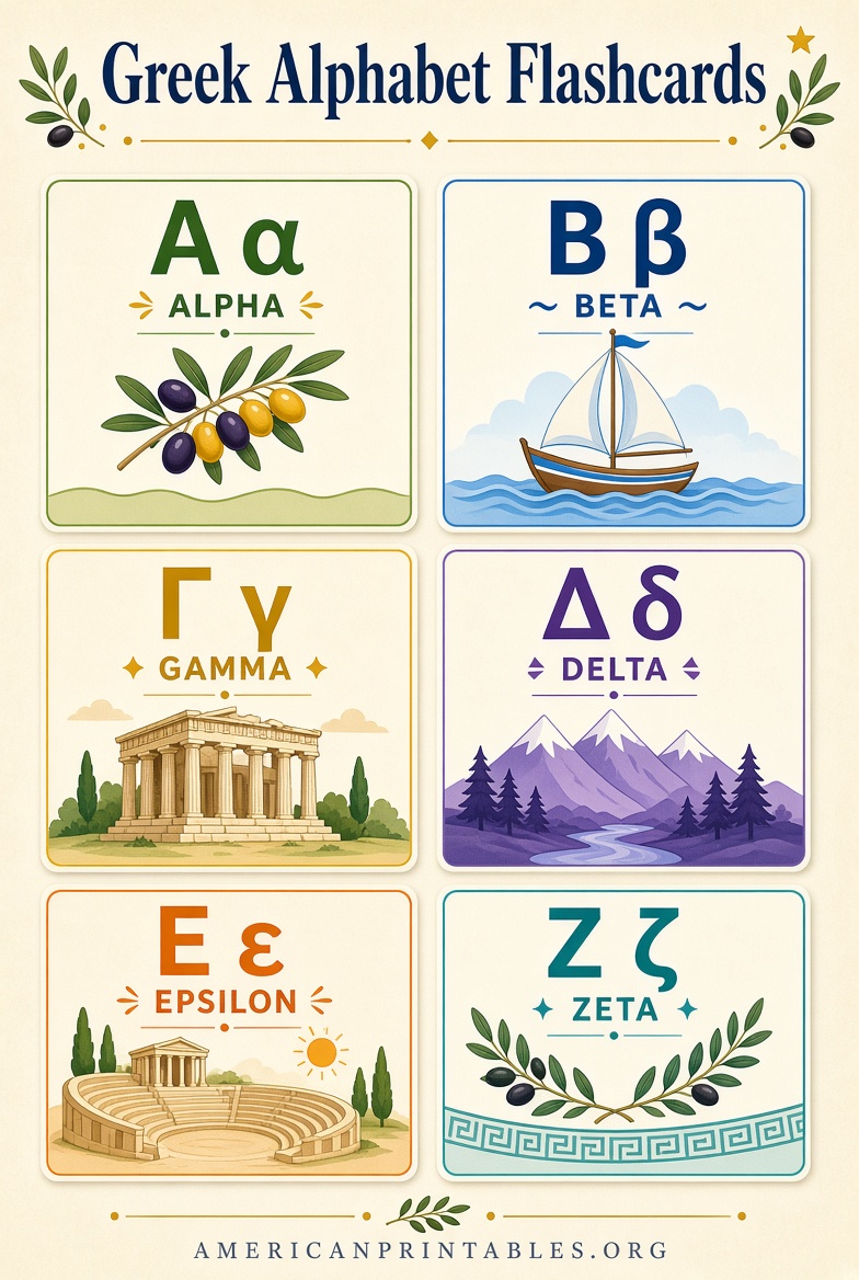 Free Printable Greek Alphabet Worksheets (3)