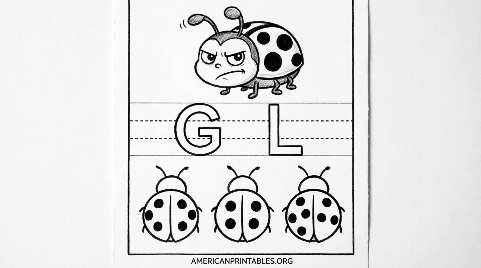 Free Printable Grouchy Ladybug Worksheets (1)