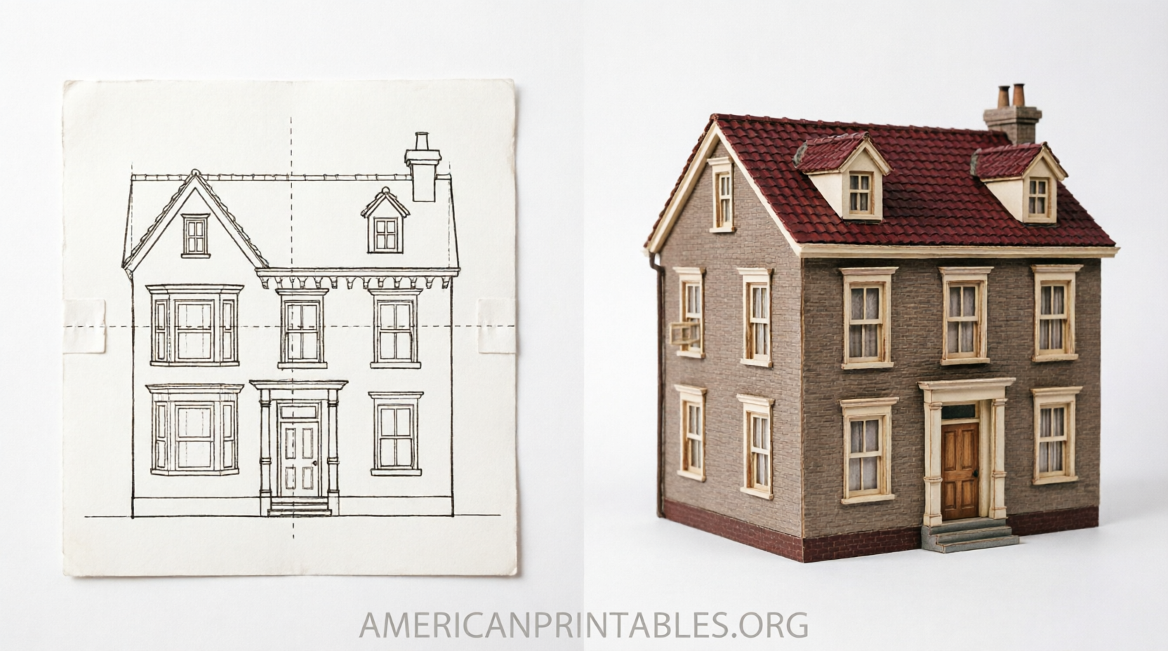 Free Printable HO Scale Buildings Guide (3)