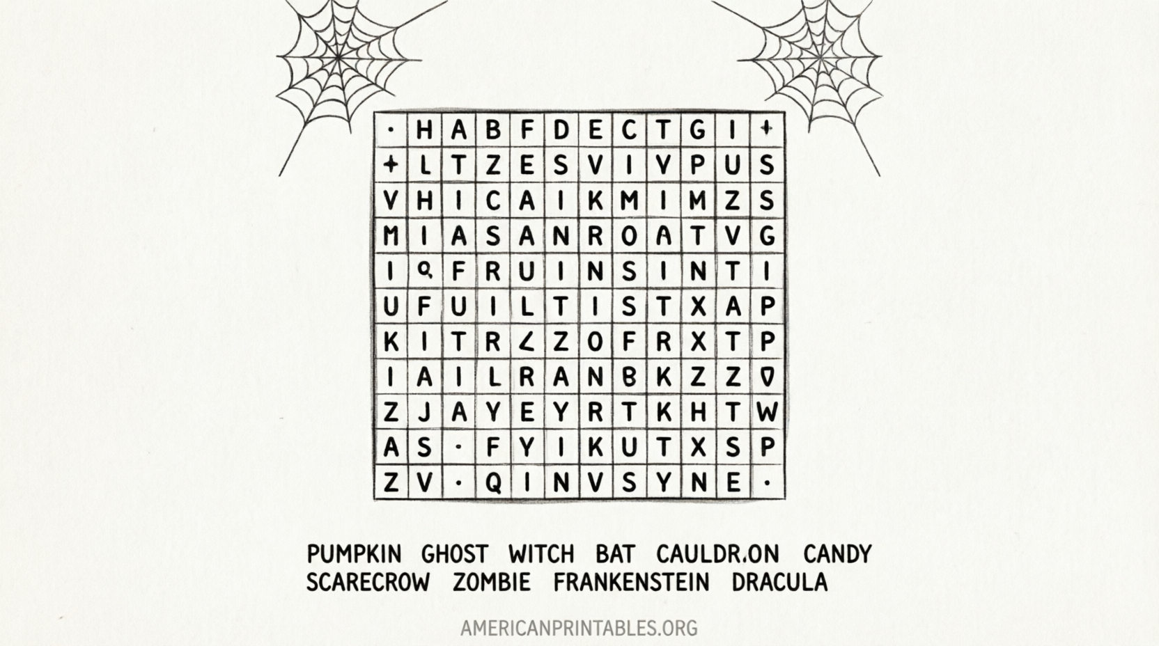 Free Printable Halloween Word Search Puzzles (3)