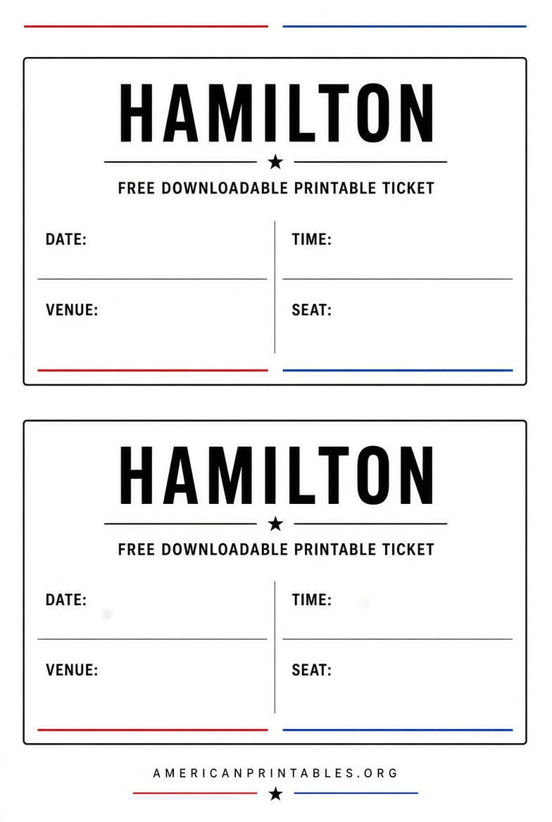 Free Printable Hamilton Tickets Download (1)