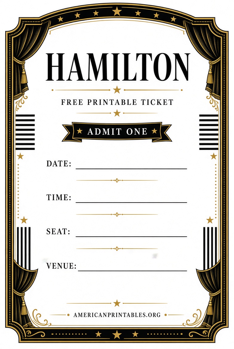Free Printable Hamilton Tickets Download (3)