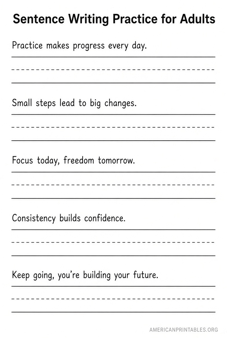 Free Printable Handwriting Worksheets for Adults (2)