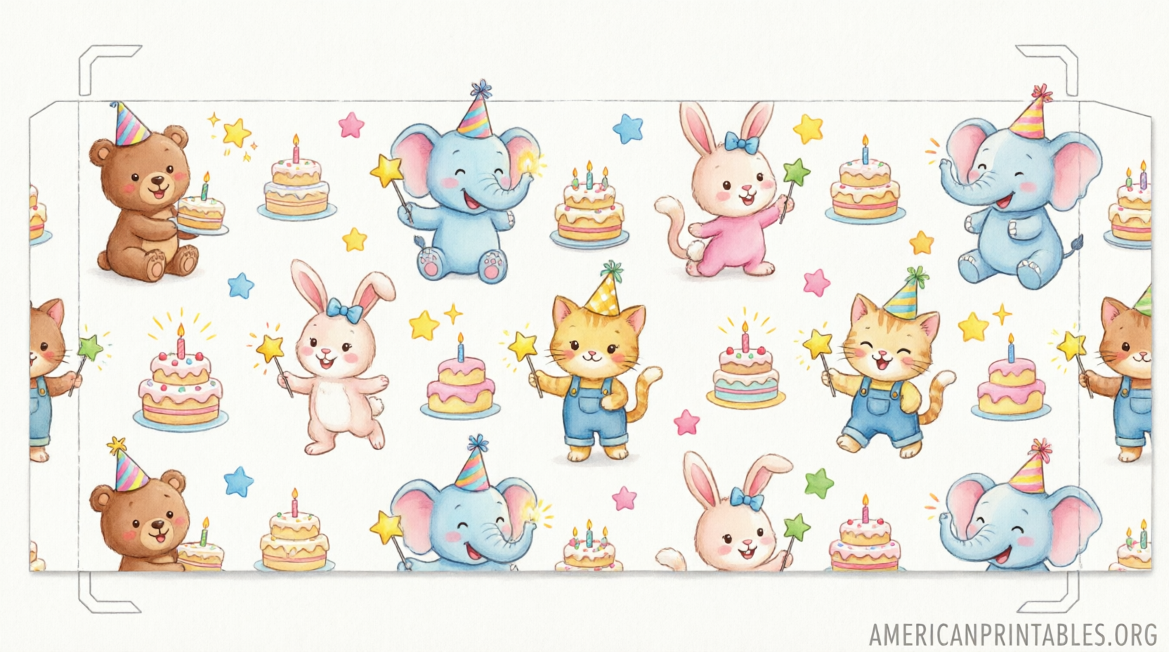 Free Printable Happy Birthday Wrapping Paper (4)