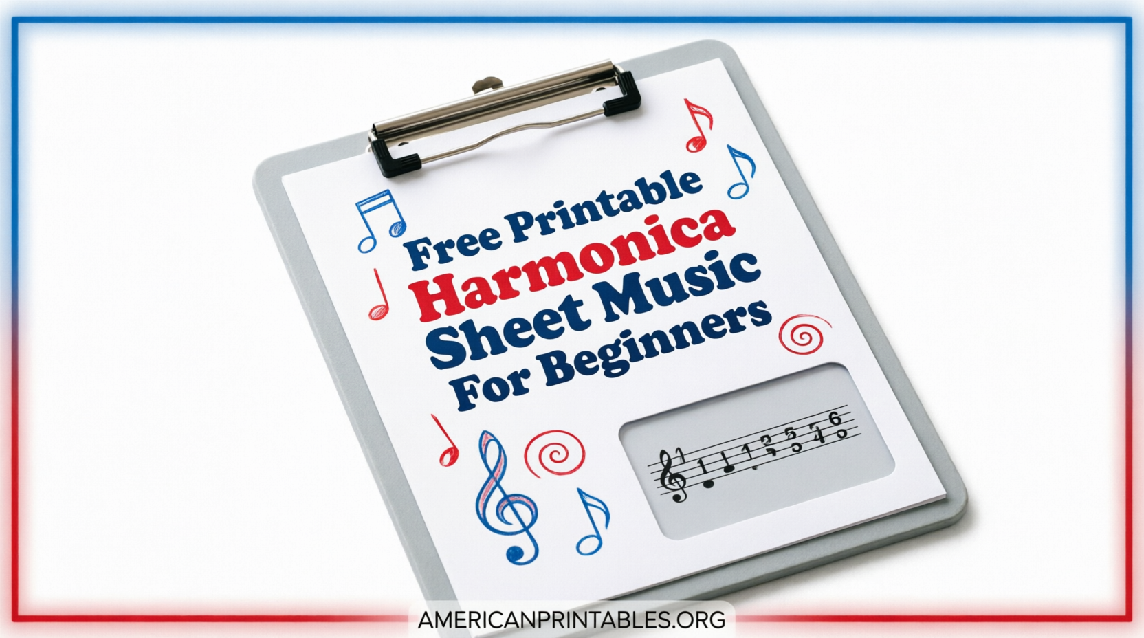 Free Printable Harmonica Sheet Music for Beginners (2)