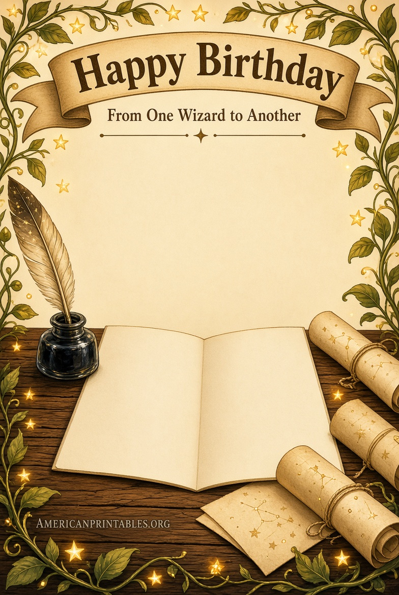 Free Printable Harry Potter Birthday Cards (1)