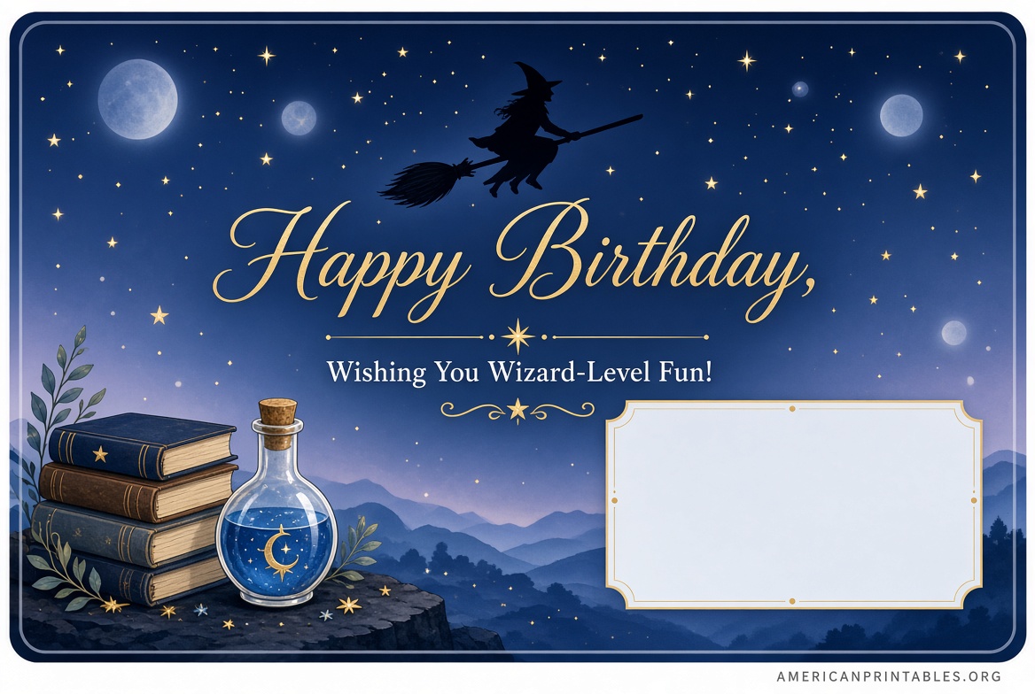Free Printable Harry Potter Birthday Cards (2)