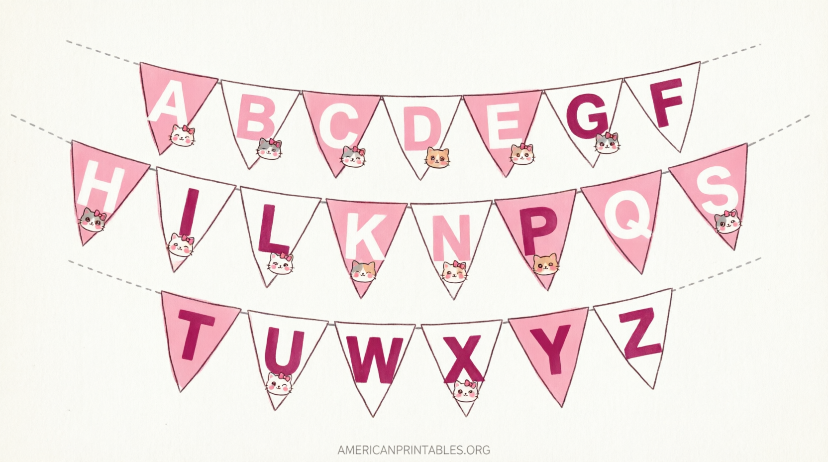 Free Printable Hello Kitty Alphabet Letters (4)