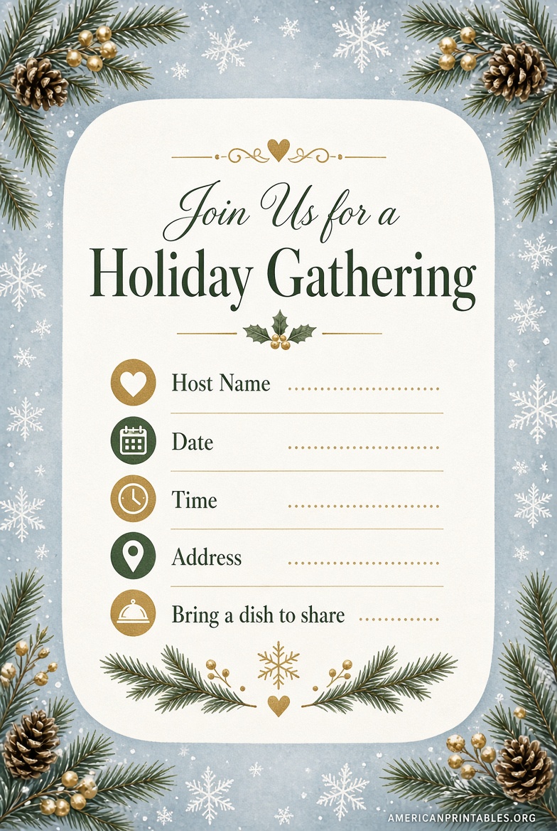 Free Printable Holiday Party Invitations (3)