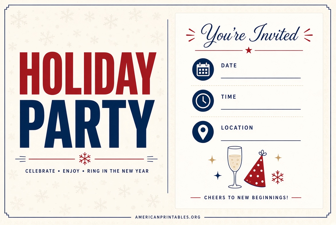 Free Printable Holiday Party Invitations (4)