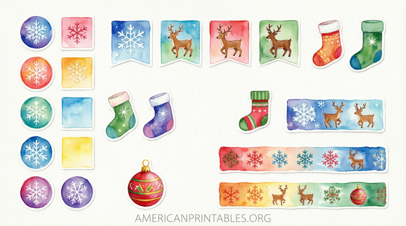 Free Printable Holiday Planner Stickers (2)