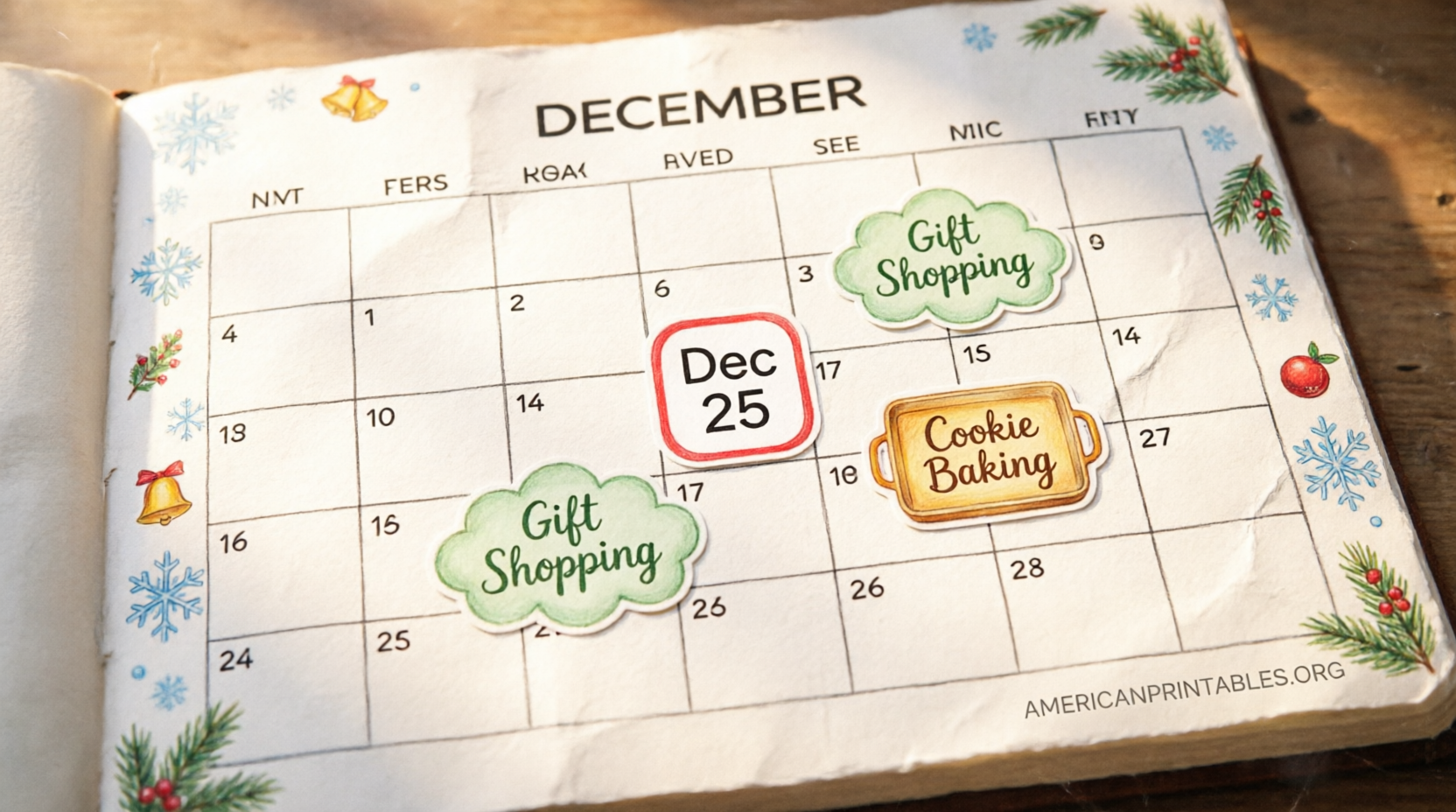 Free Printable Holiday Planner Stickers (4)