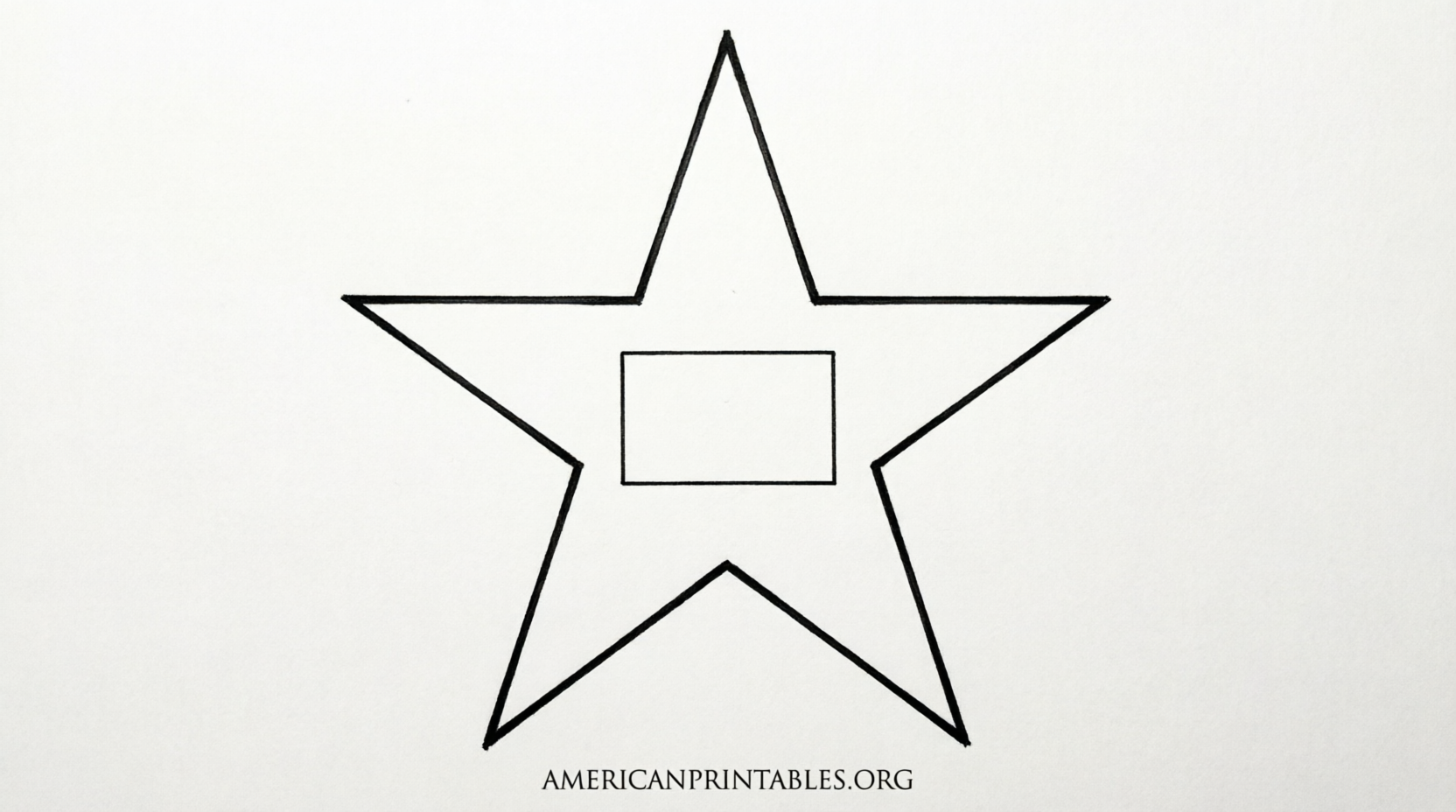 Free Printable Hollywood Star Template (1)