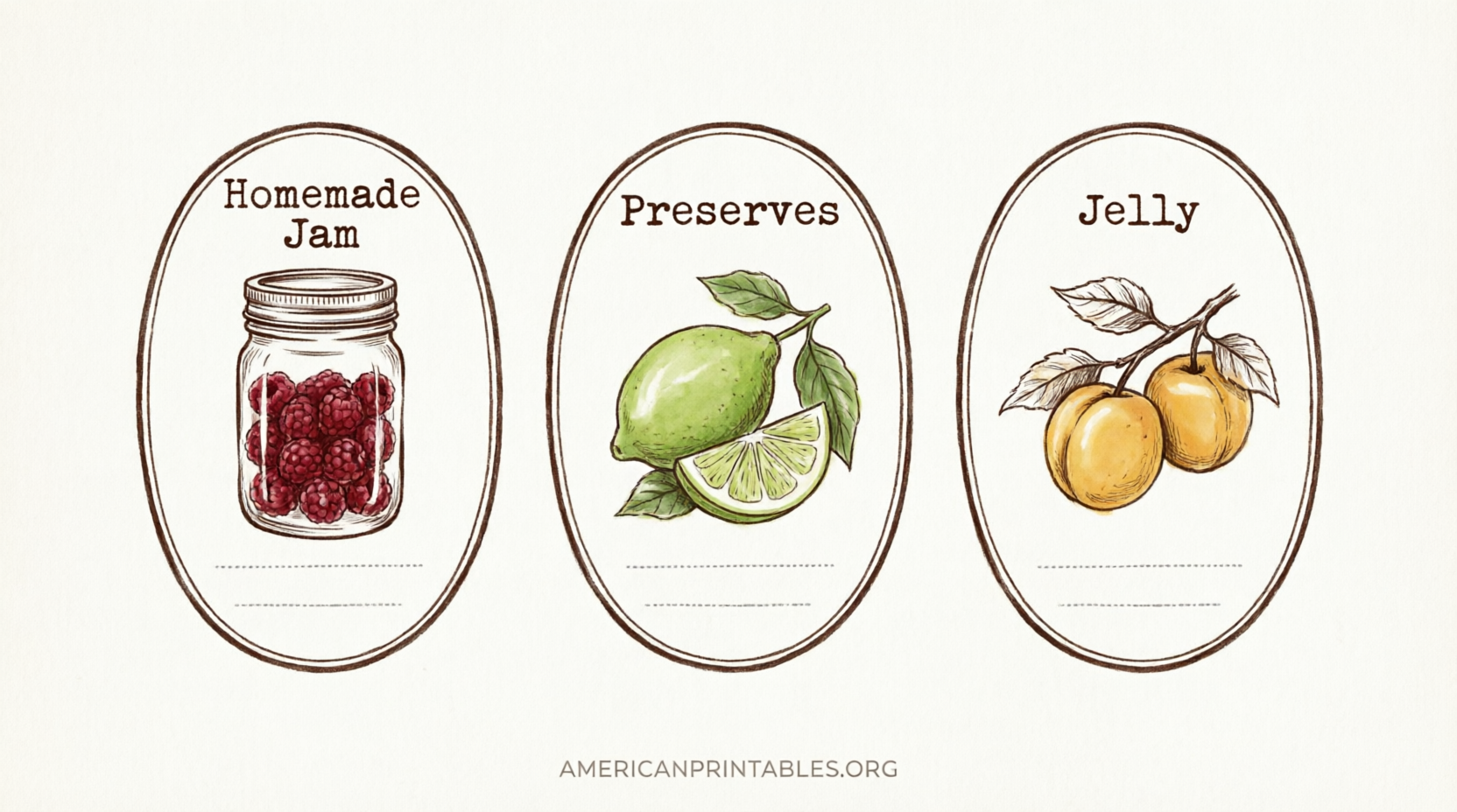 Free Printable Homemade Jam Labels (2)