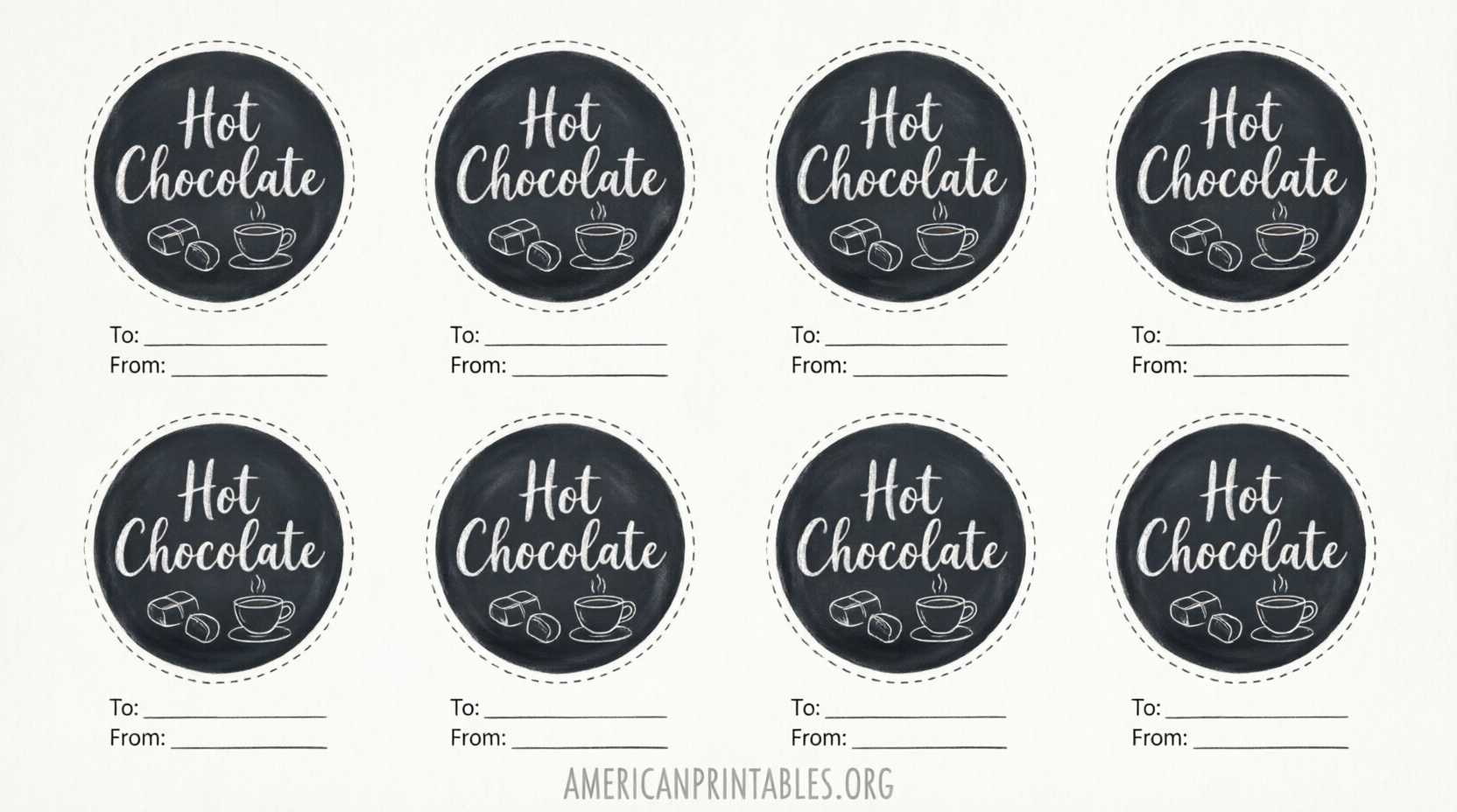 Free Printable Hot Chocolate Labels (4)
