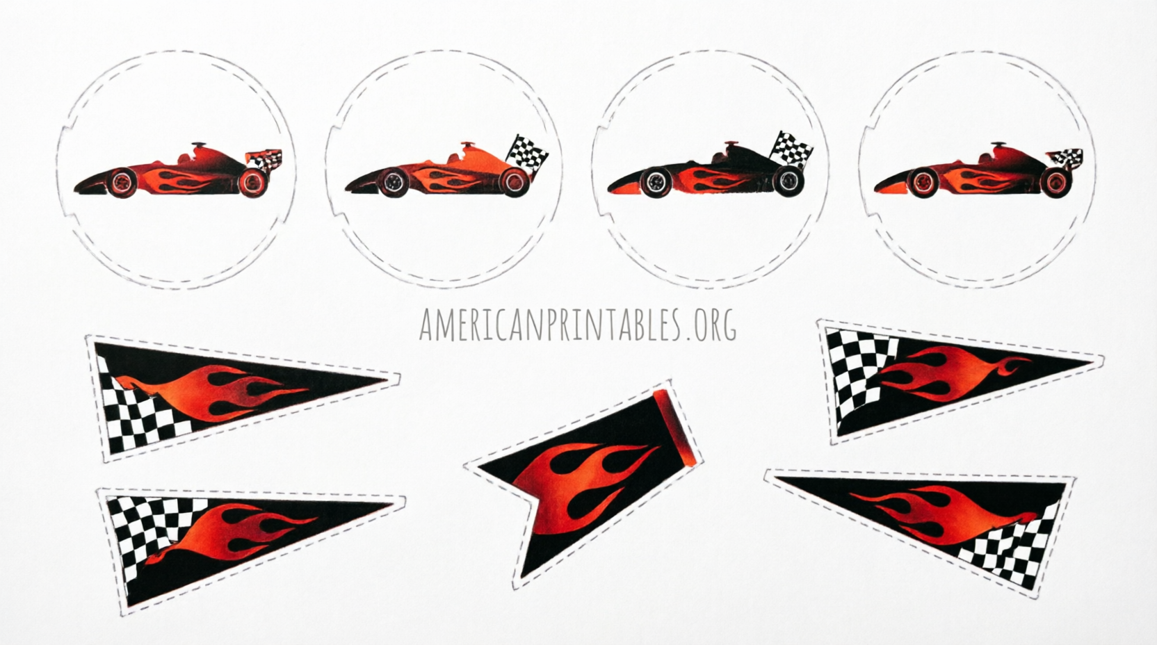 Free Printable Hot Wheels Cupcake Toppers (3)