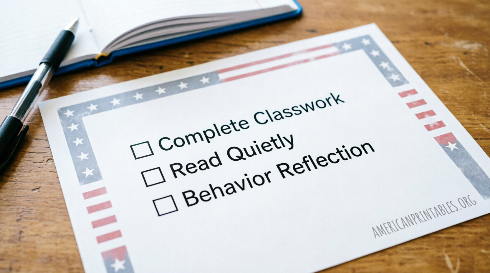Free Printable In-School Suspension Worksheets (2)