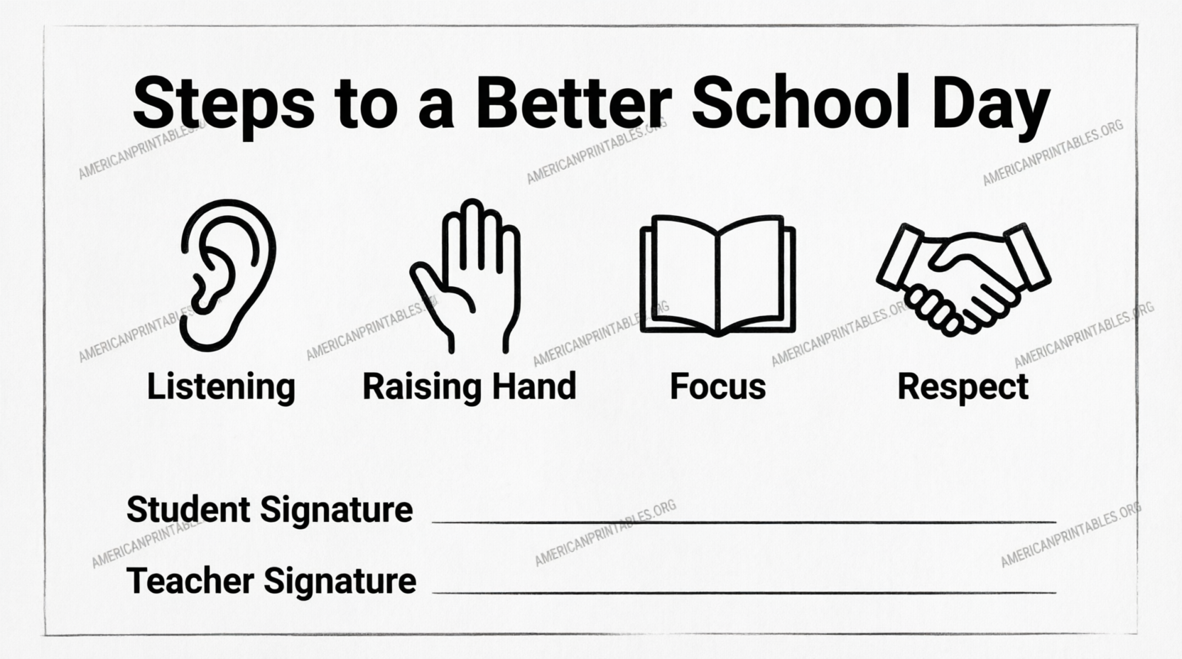 Free Printable In-School Suspension Worksheets (3)